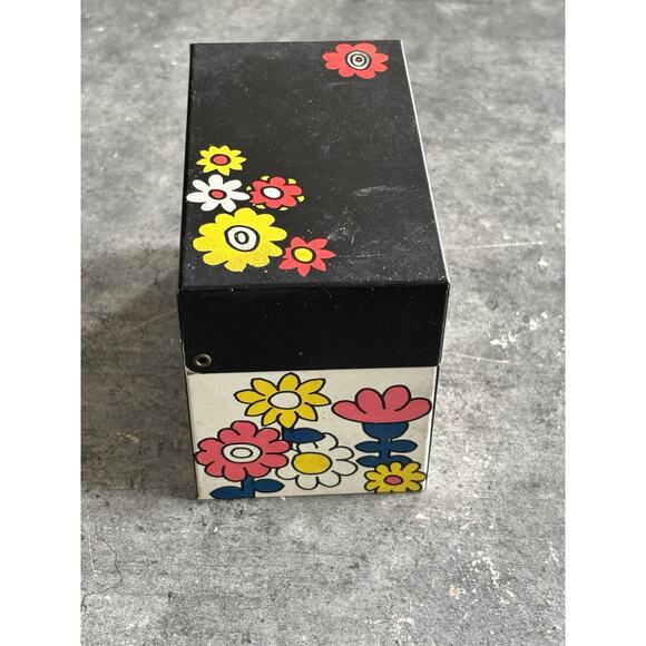 Ohio Art Flower Power Recipe Box 1970s - Picture 3 of 8
